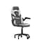 Flash Furniture White LeatherSoft Gaming Chair - Skate Wheels CH-00095-WH-RLB-GG - alternate 7